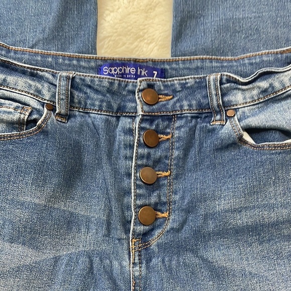 Sapphire Ink Skinny Jeans - Picture 4 of 6